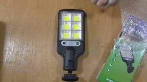 Светильник с солнечной батареей и датчиком движения JX-616B