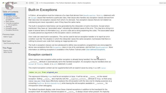 Python Next-Level [Fehlerbehandlung Fehlerarten] 001 смотреть онлайн