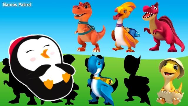 Dino Ranch | Match The Shadow #3 | Dinosaurs For Kids смотреть онлайн