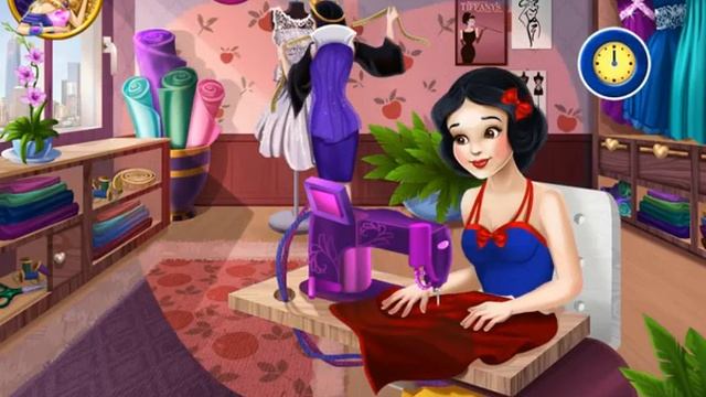 Princess Snow White Modern Design Rivals - Disney Snow White Children Games смотреть онлайн