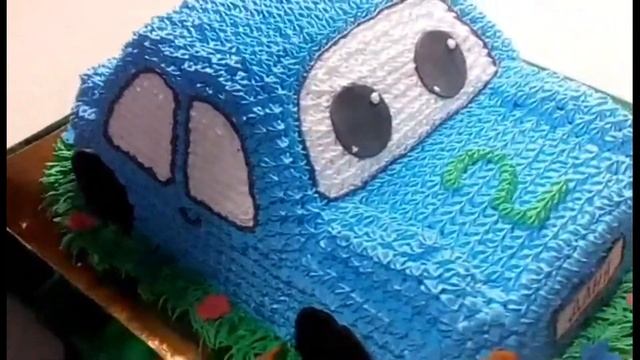 ????УКРАШЕНИЕ ТОРТИКА НА ДЕНЬ РОЖДЕНИЕ. ДАНЕ 2 ГОДИКА. ТОРТ - МАШИНКА. ОБЗОР???? смотреть онлайн