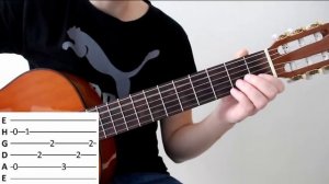 Как играть мелодию из кинофильма Служебный роман на гитаре  (В моей душе покоя нет..)