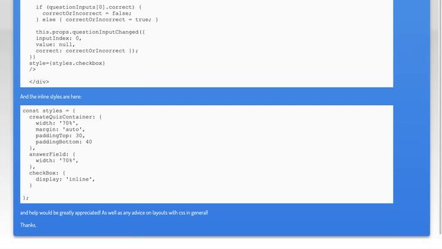 Getting material-ui components to appear inline by overriding style props смотреть онлайн