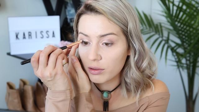 My 'Go To' Makeup | Fresh skin + Bright eyes + BOLD lips смотреть онлайн