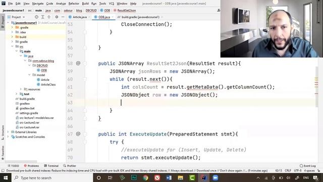 63 Modern Java Web Create function that takes ResultSet and Returns JsonArray смотреть онлайн