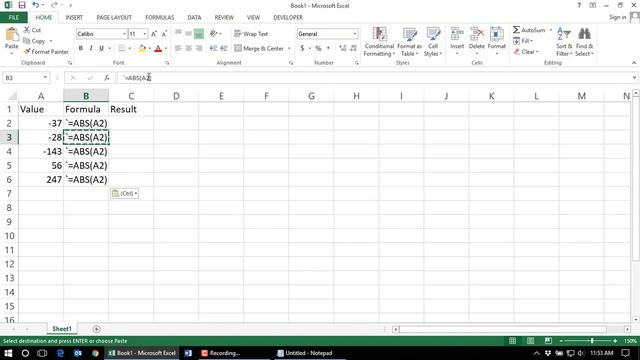Excel 101 to Advance Part 1 ABS function смотреть онлайн