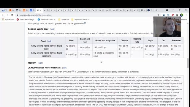 RACIONES De COMBATE Y SUPERVIVENCIA,historia Y Desarrollo
