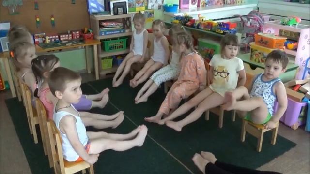 Бодрящая гимнастика в подготовительной группе "Золотой ключик", музыка для бодрящей гимнастики смотреть онлайн