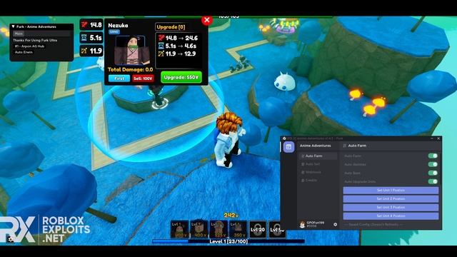 [UPDATE 2] ROBLOX Anime Adventures Hack Script GUI: Auto Farm, Infinite Gems! *Pastebin 2022* смотреть онлайн