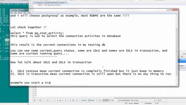 what is difference between IDLE and IDLE IN TRANSACTION смотреть онлайн