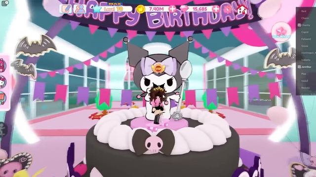 NEW MYSTERY CODE! KUROMI'S BIRTHDAY PARTY AND LIMITED ITEMS in My Hello Kitty Cafe Halloween ROBLOX смотреть онлайн