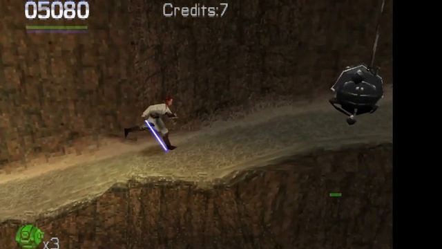 Star Wars Episode 1: Jedi Power Battles (Playstation) - Chosen One Achievement Longplay смотреть онлайн
