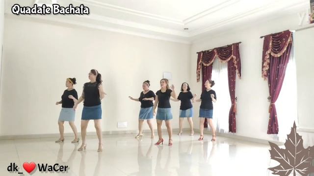 Quedate Bachata - line dance ( 7th upload ) смотреть онлайн