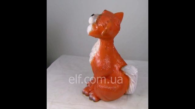 Рыжий кот. Садовые фигуры пластиковые из полистоуна от "Эльф" смотреть онлайн