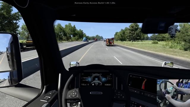 NEW Kansas DLC Drive to Wichita | American Truck Simulator смотреть онлайн