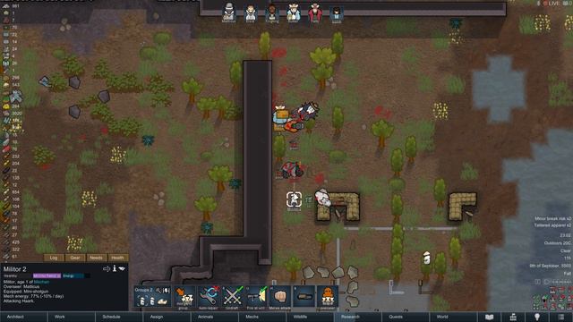 RimWorld : Oh look! Free food delivery! смотреть онлайн