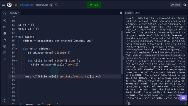 عمل بوت تليجرام بايثون ?مشاركة فيديوات القناة عليها بعشوائية ?Python Telegram смотреть онлайн