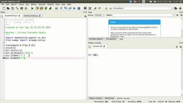 Gráfica de seno│Entre dos valores│ Python │NumPy │Matplotlib│¡Muy fácil! смотреть онлайн