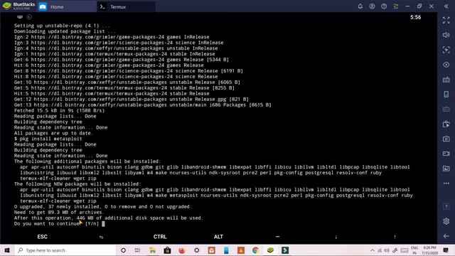 Metasploit Framework Install in Termux смотреть онлайн