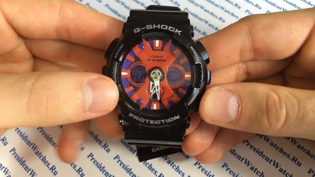 Обзор спортивных часов Casio G-SHOCK GA-120B-1A - видеообзор от Watch-Forum.RU
