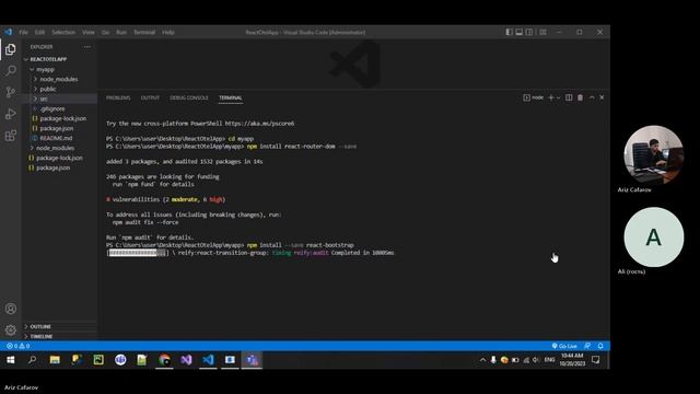 #02 React JS dərsləri - Paketlərin yüklənməsi смотреть онлайн