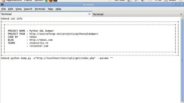 Python SQL Dumper How to make a SQL injection into GET parameters YouTube смотреть онлайн