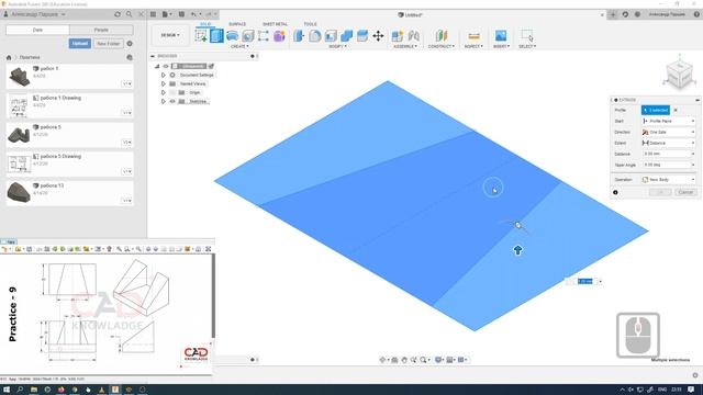 Урок Fusion360 часть 3