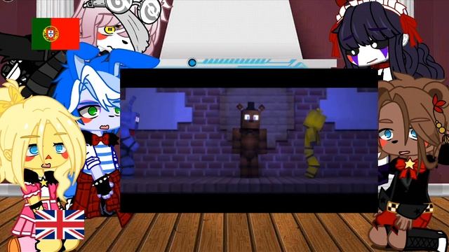 FNAF 2 REACT TO FNAF 1||"LOOK AT ME NOW"|| PART 1 смотреть онлайн