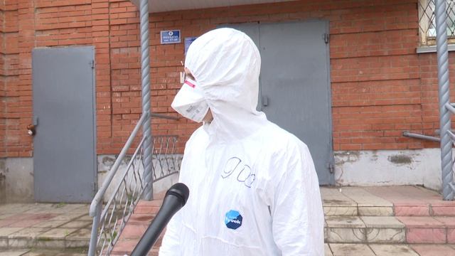 В Мамадыше и в поселке совхоза “Мамадышский” дезинфицируют подъезды. смотреть онлайн