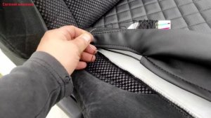 Как подшить чехлы автопилот к сиденью?!