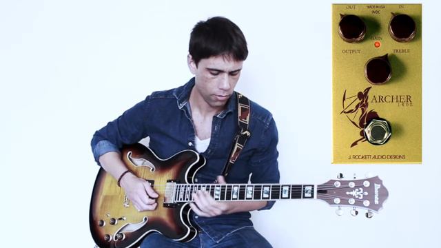 Demo: Ibanez AS-153 with Archer Ikon - Slow Blues смотреть онлайн