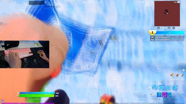 $400 Custom Keyboard ASMR Chill?Satisfying Gameplay Keyboard Fortnite 240 FPS Smooth 4K смотреть онлайн