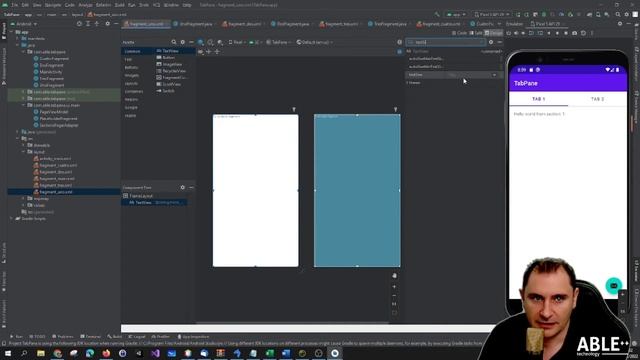 Android - TabLayout y ViewPager2 (Creación de pestañas deslizantes - Swipe) смотреть онлайн