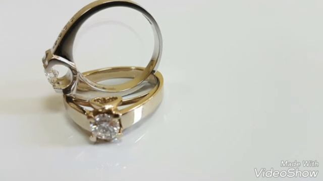 #Кольца с бриллиантами 0,5 карат. # Rings with diamonds of 0.5 carats. смотреть онлайн