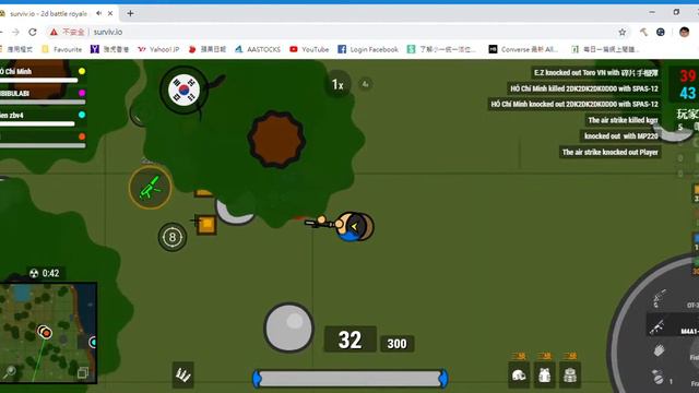 surviv io 2d battle royale game смотреть онлайн