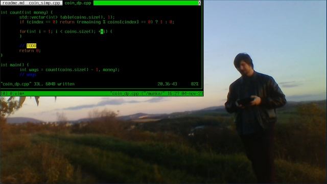 Coin change dynamic programming in the sunset - on a linux phone [Part 2: 100x speedup] смотреть онлайн