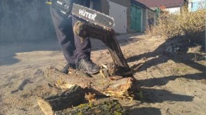 Huter BS-2300M в деле. Тест бензопилы