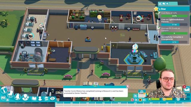 FIRST LOOK at MEDICAL OFFICE DLC in Two Point Campus! смотреть онлайн