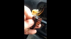 Ремонт переключателя печки GOLF III