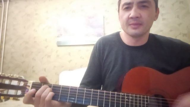 на белом белом покрывале января, кавер на гитаре смотреть онлайн