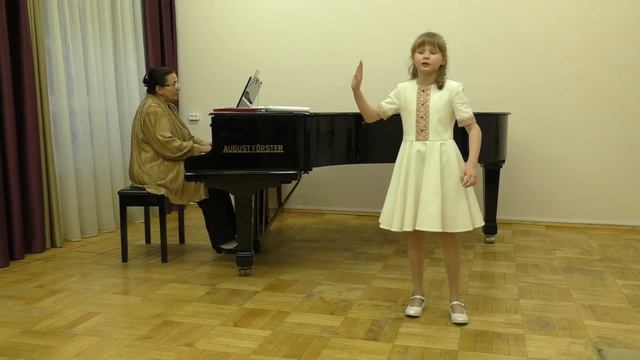 Таболина Катя. 9 лет. Пер-музыкант, норвежская песня. смотреть онлайн