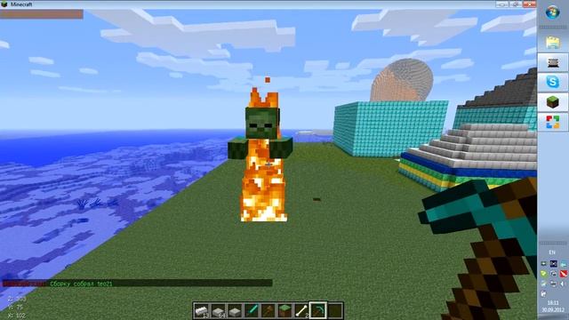 Minecraft большой зомби