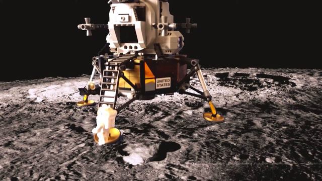 LEGO® 10266 Apollo 11 Lunar Landing Stop Motion Video смотреть онлайн