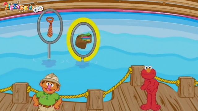 Sesame Street | Elmo's A Zoo Adventure | The Aquarium Episode 3 | ZigZag Kids HD смотреть онлайн