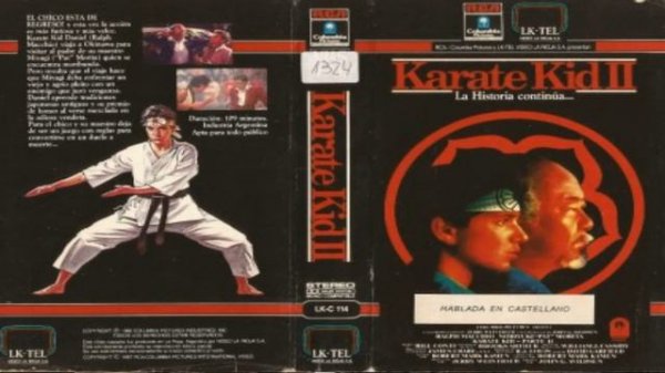 Karate Kid 2 1986 Latino Doblaje Argentino VHS