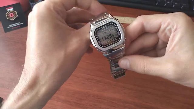 Стальной MOD для Casio G-Shock G-5600E-1DR смотреть онлайн