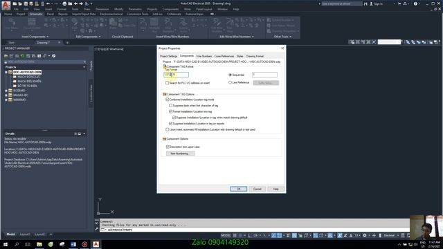 Autocad Electrical 2020 BÀI 02 TẠO MỚI MỘT PROJECT & TÙY CHỈNH 2021 02 16 11 17 43 648 смотреть онлайн