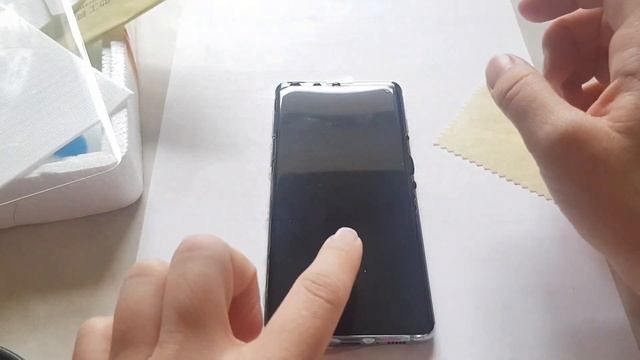 Защитное стекло для Samsung Galaxy S10 / S20 распознаванием отпечатка пальца. Обзор  на Step For To