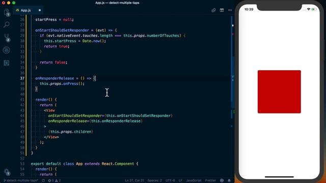 Implement a Long Press Button with React Native's Gesture Responder System смотреть онлайн