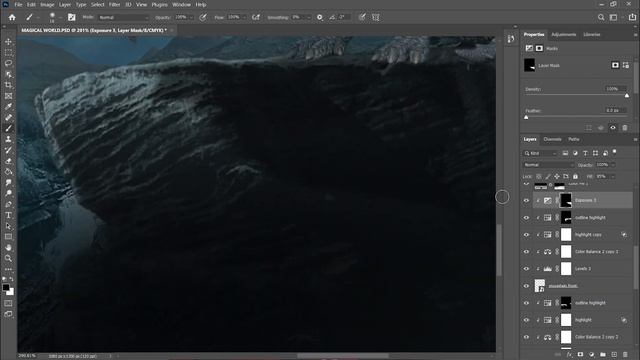 Creating "MOVIE POSTER" in Photoshop! | "Magical World" (Speed Art) смотреть онлайн
